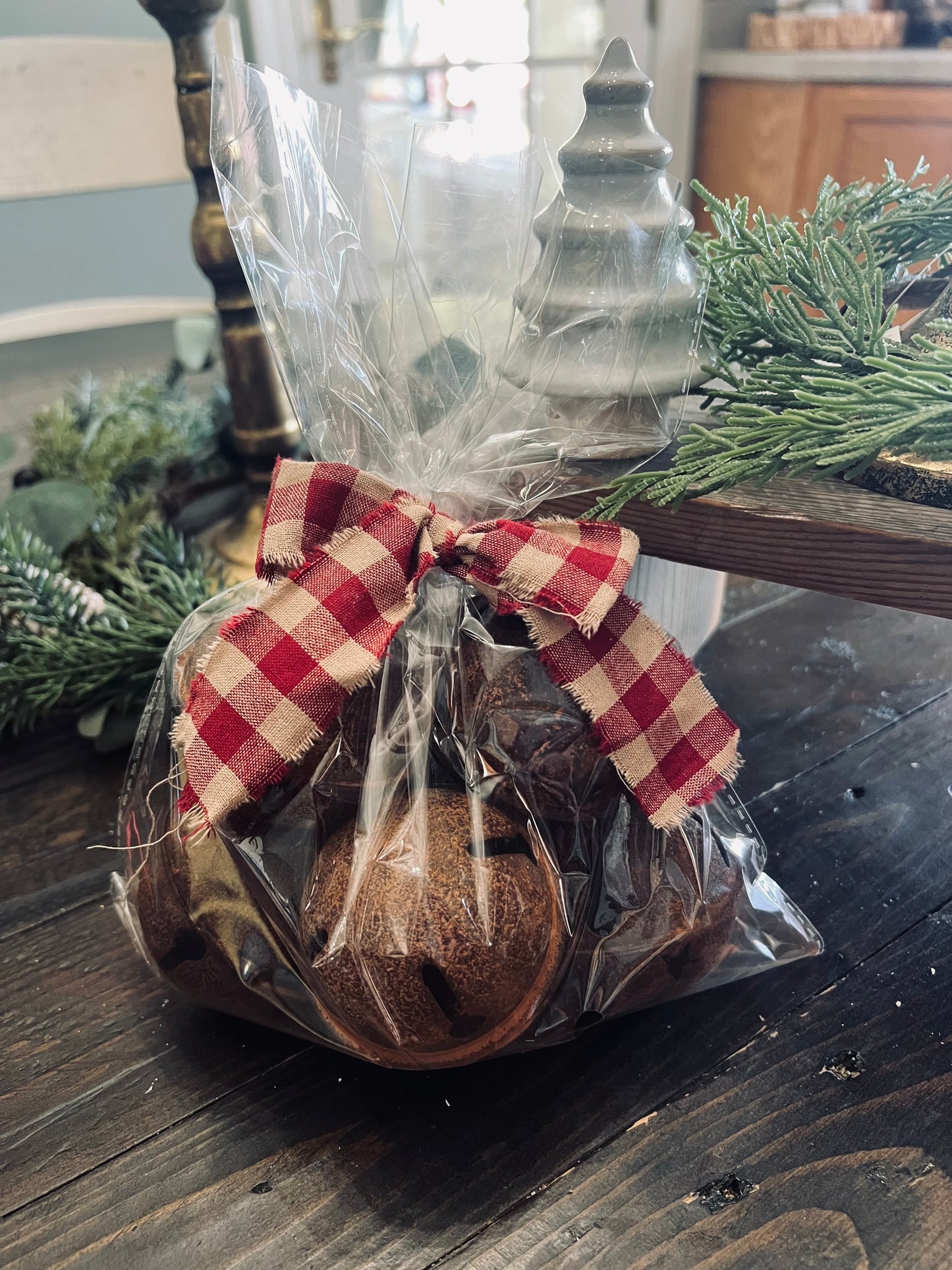 2.25 Rustic Jingle Bells in Bag