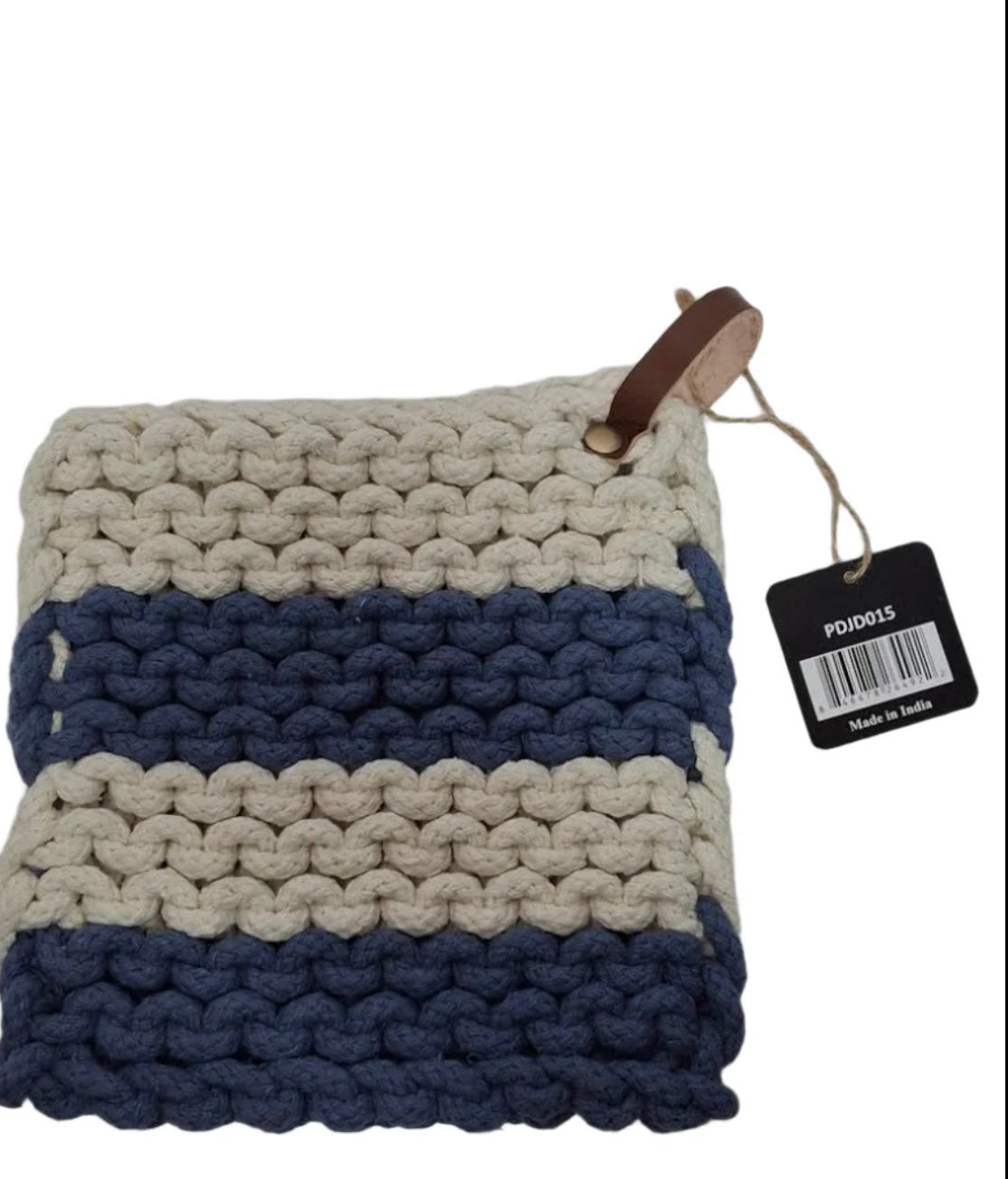Handwoven Leather Strap Trivet