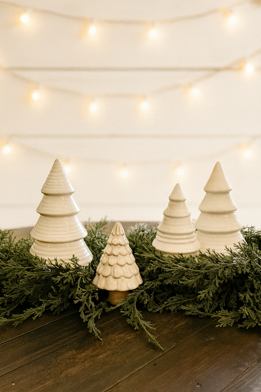 Layered Porcelain White Tree- Large