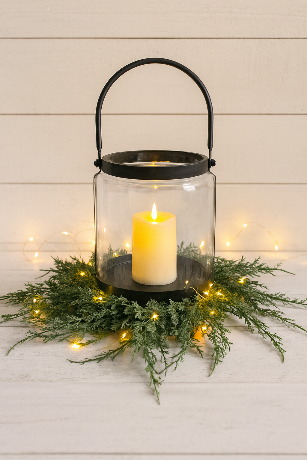 Black Lantern with Candle