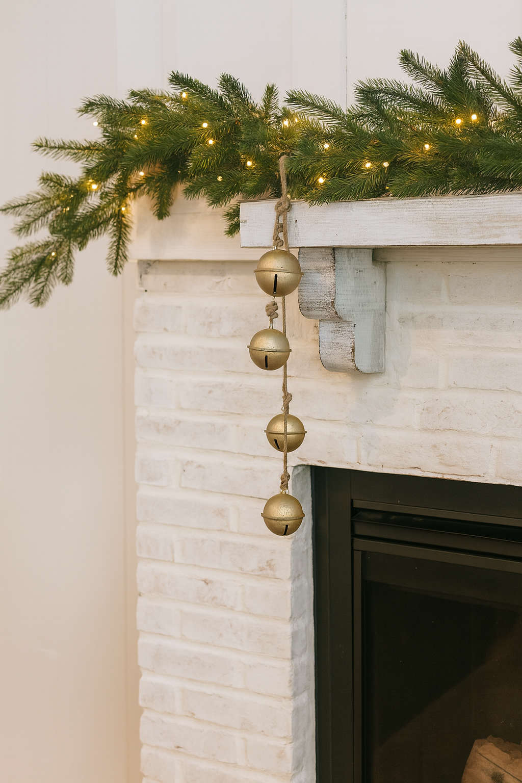 Round Gold Bells Hanger