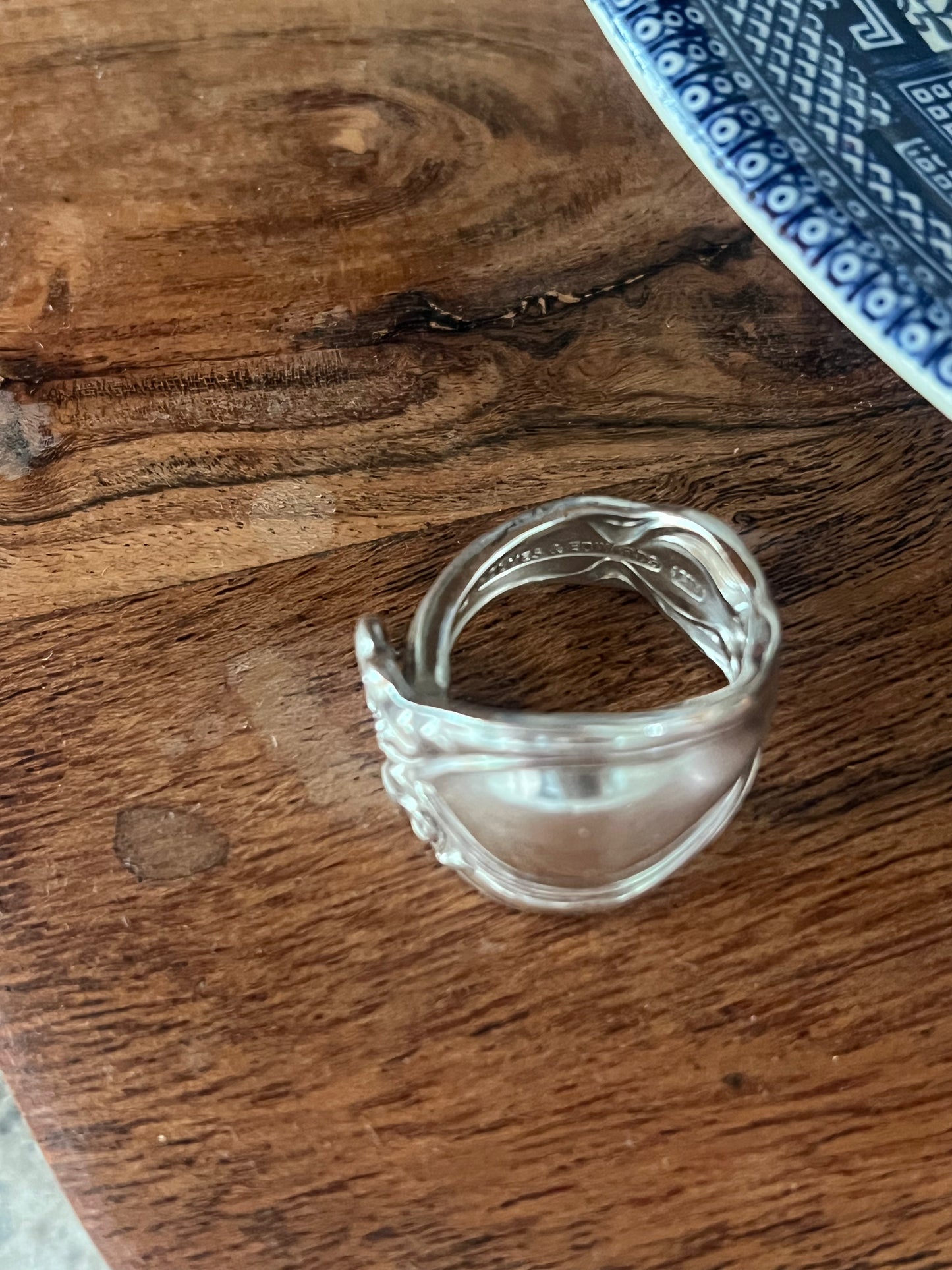 Ophelia- “Eye” Vintage Spoon Ring Size- 8