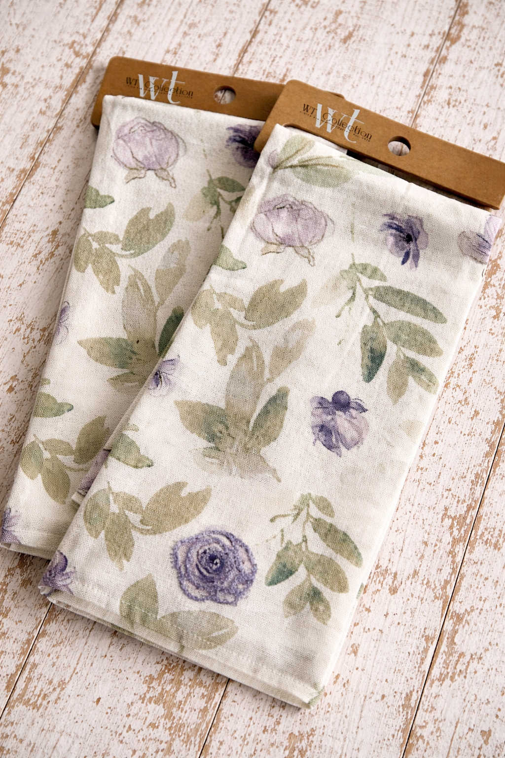 Violet Meadow Tea Towel