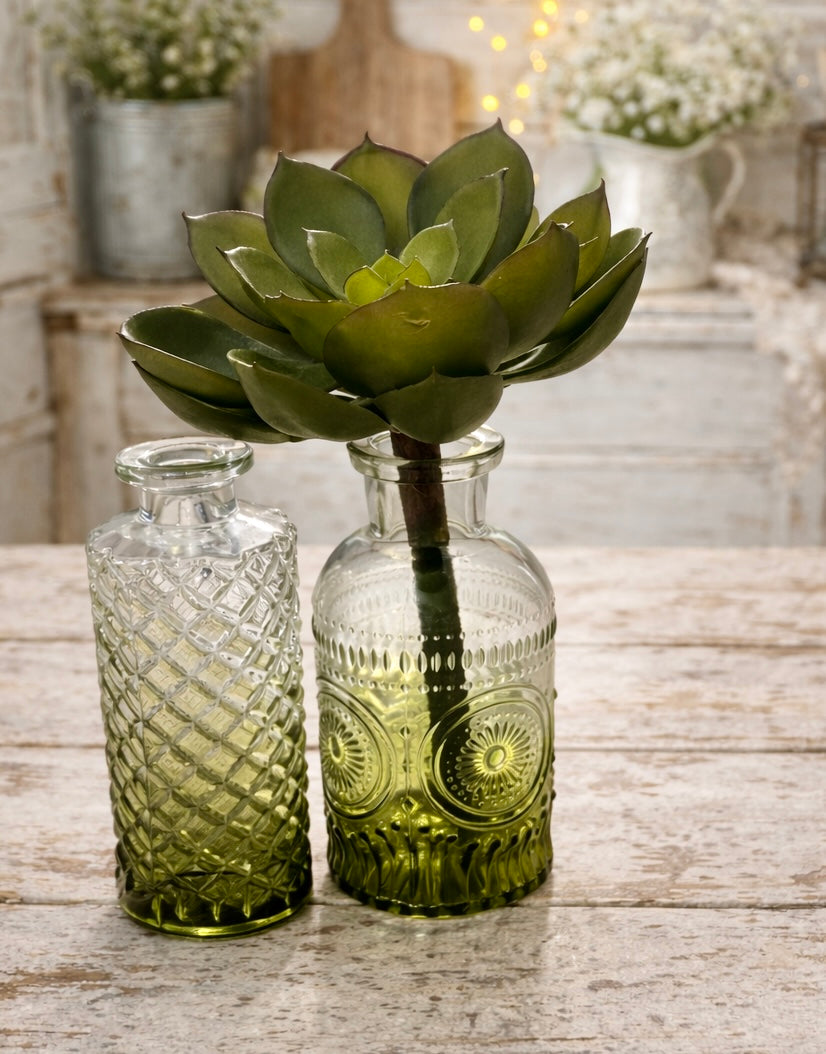 Faux Bud Succulent