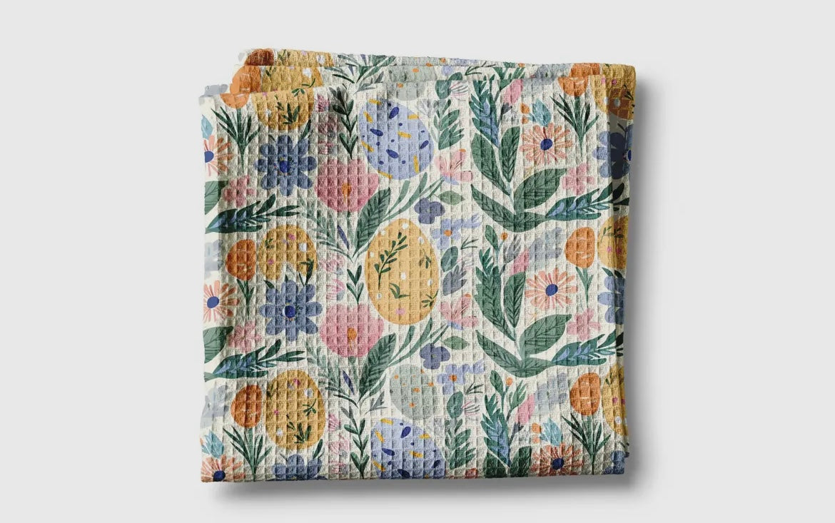 Colorful Easter Egg Kitchen Towel