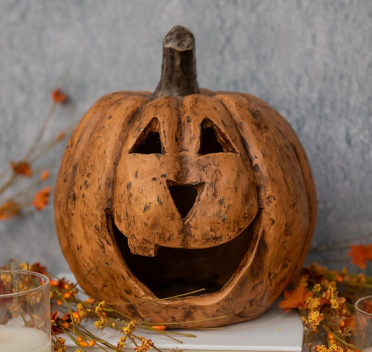 Terracotta Jack O’ Lantern
