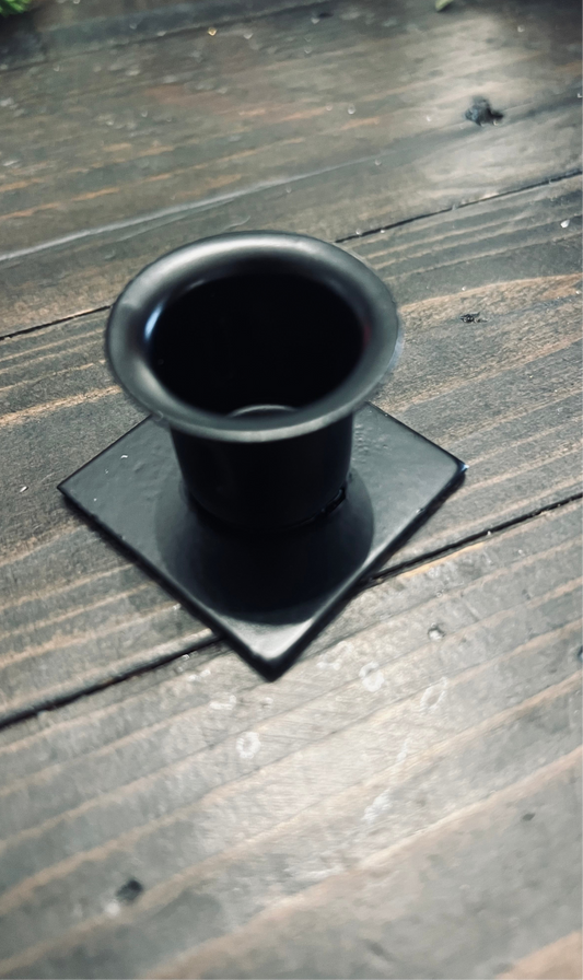 Black Square Candle Holders