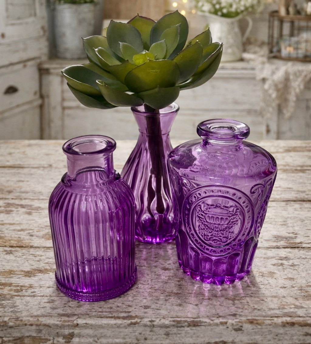 Vintage Glass Bud Vase