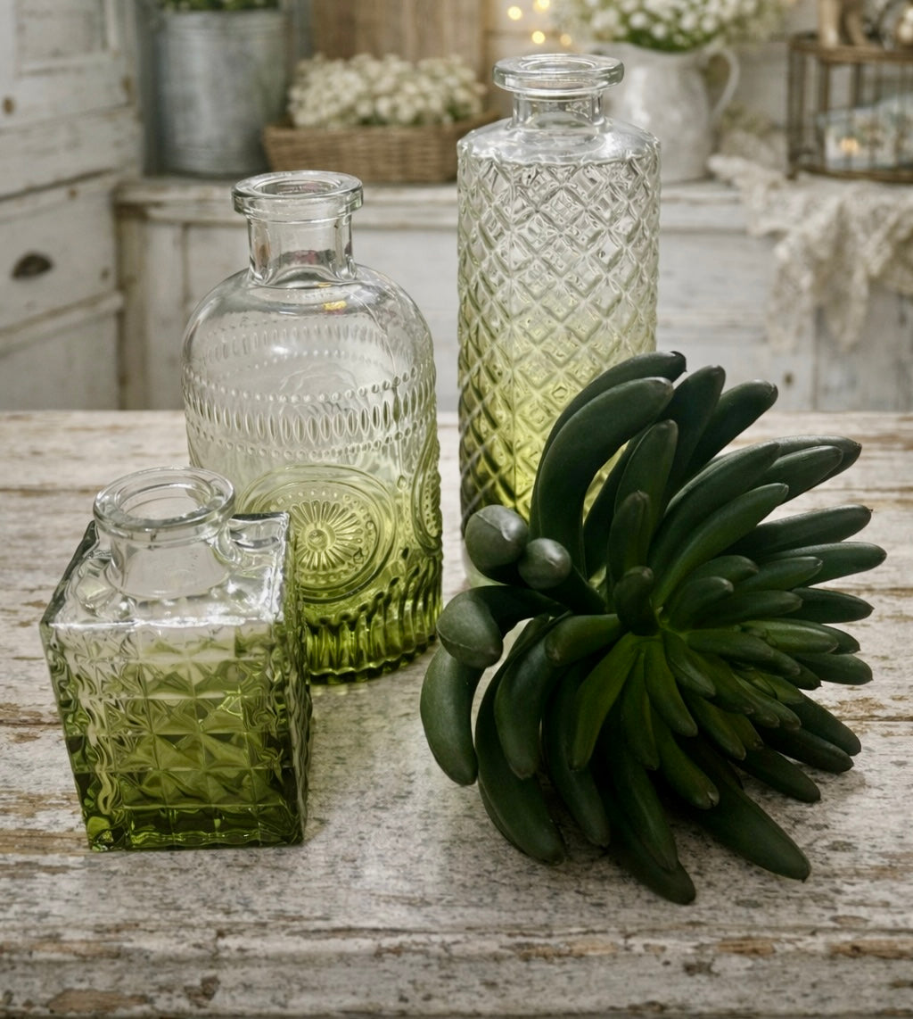 Faux Bud Succulent
