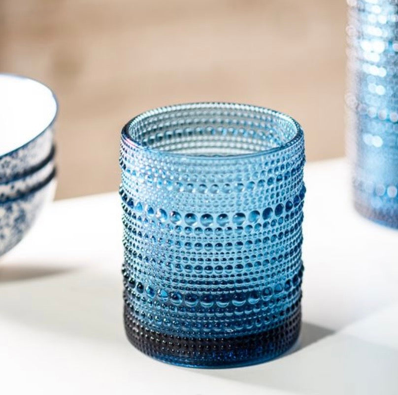 4” Beaded Glass LED Candle