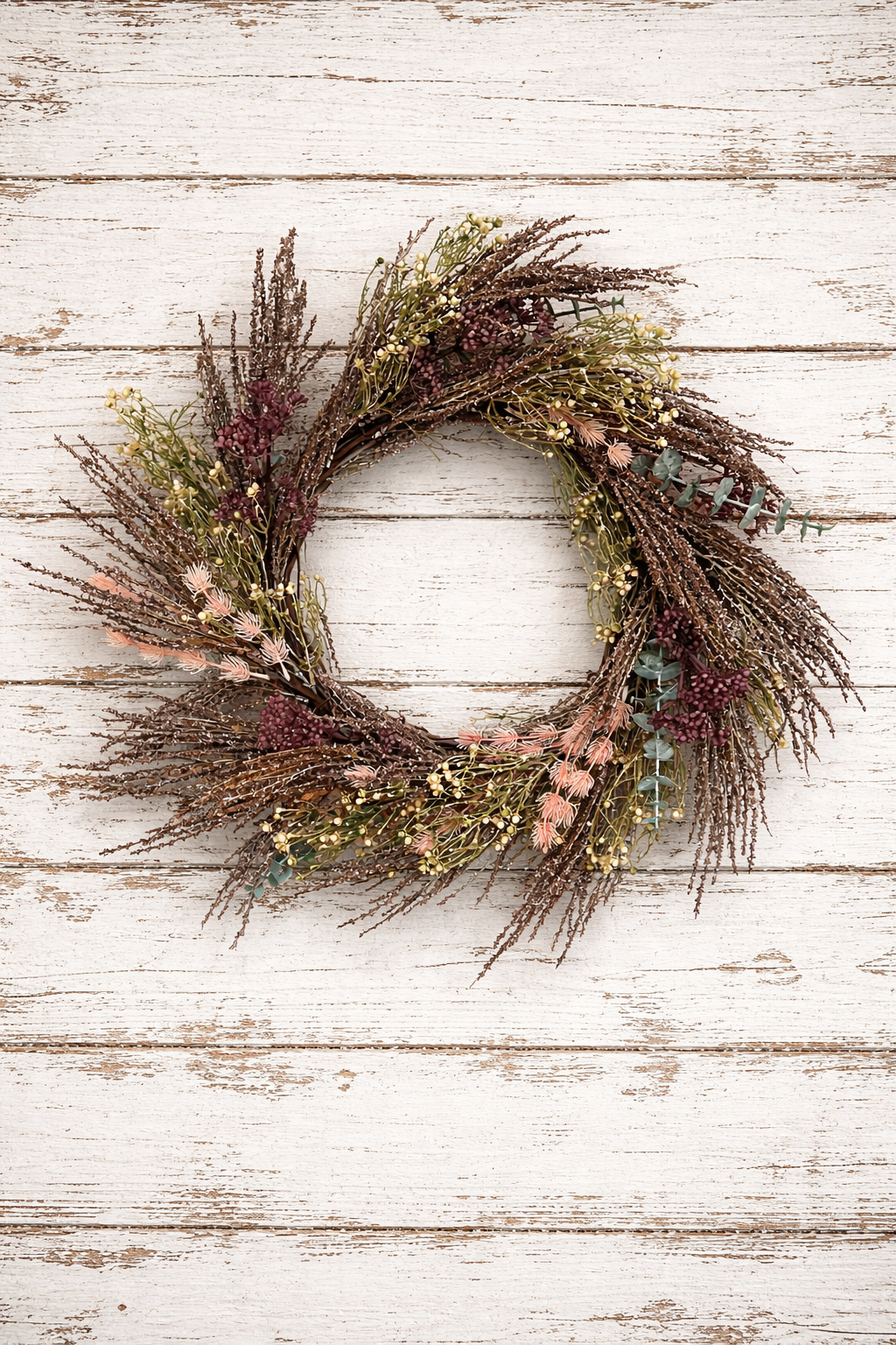 24” Spring Faux Wreath