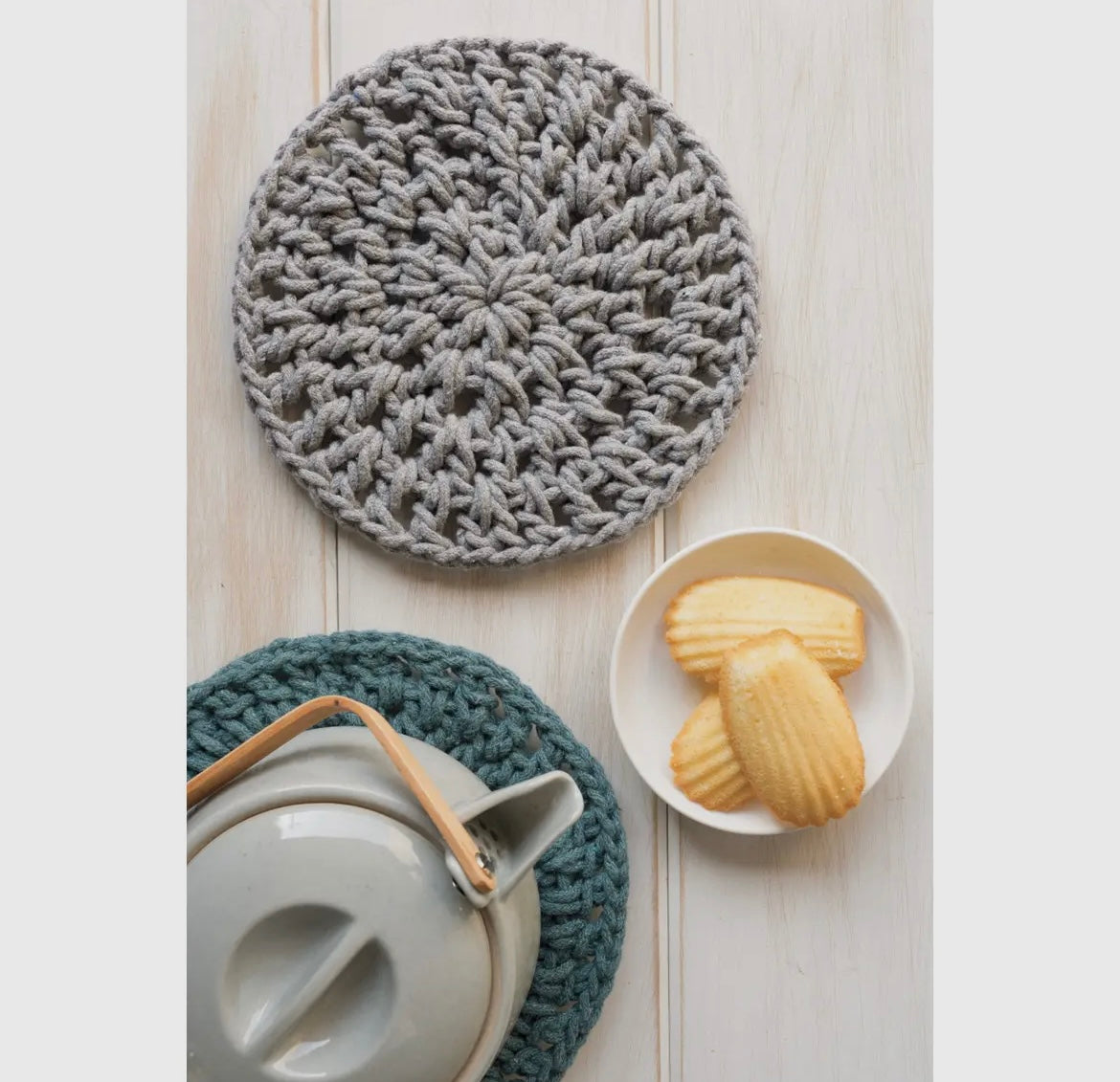 Handwoven Round Trivet