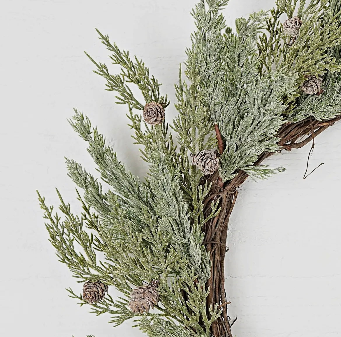 Sunderland Shimmer Pinecone Wreath