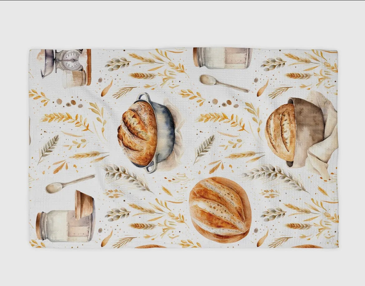 Sourdough Bread Waffle Towel