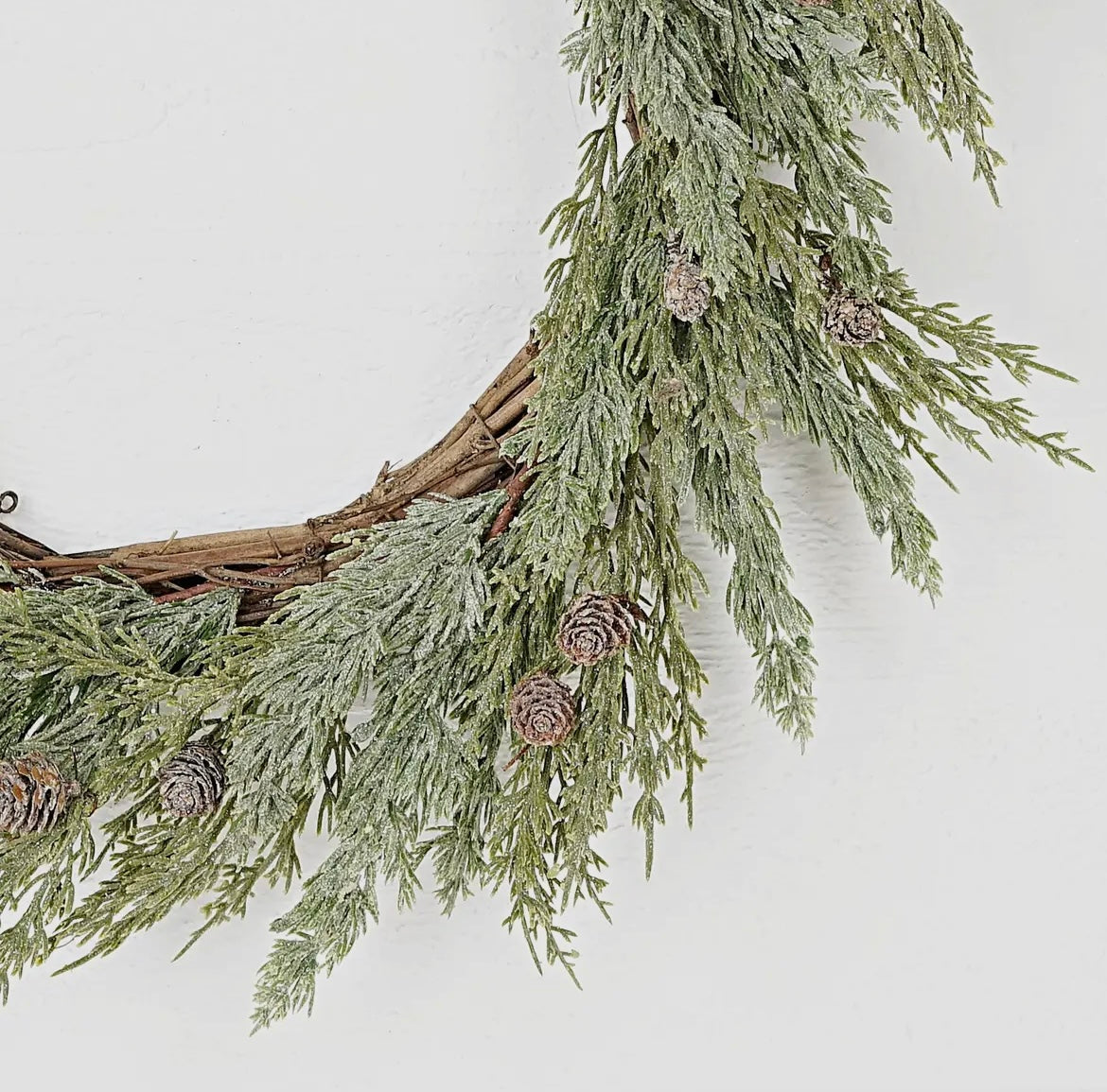 Sunderland Shimmer Pinecone Wreath