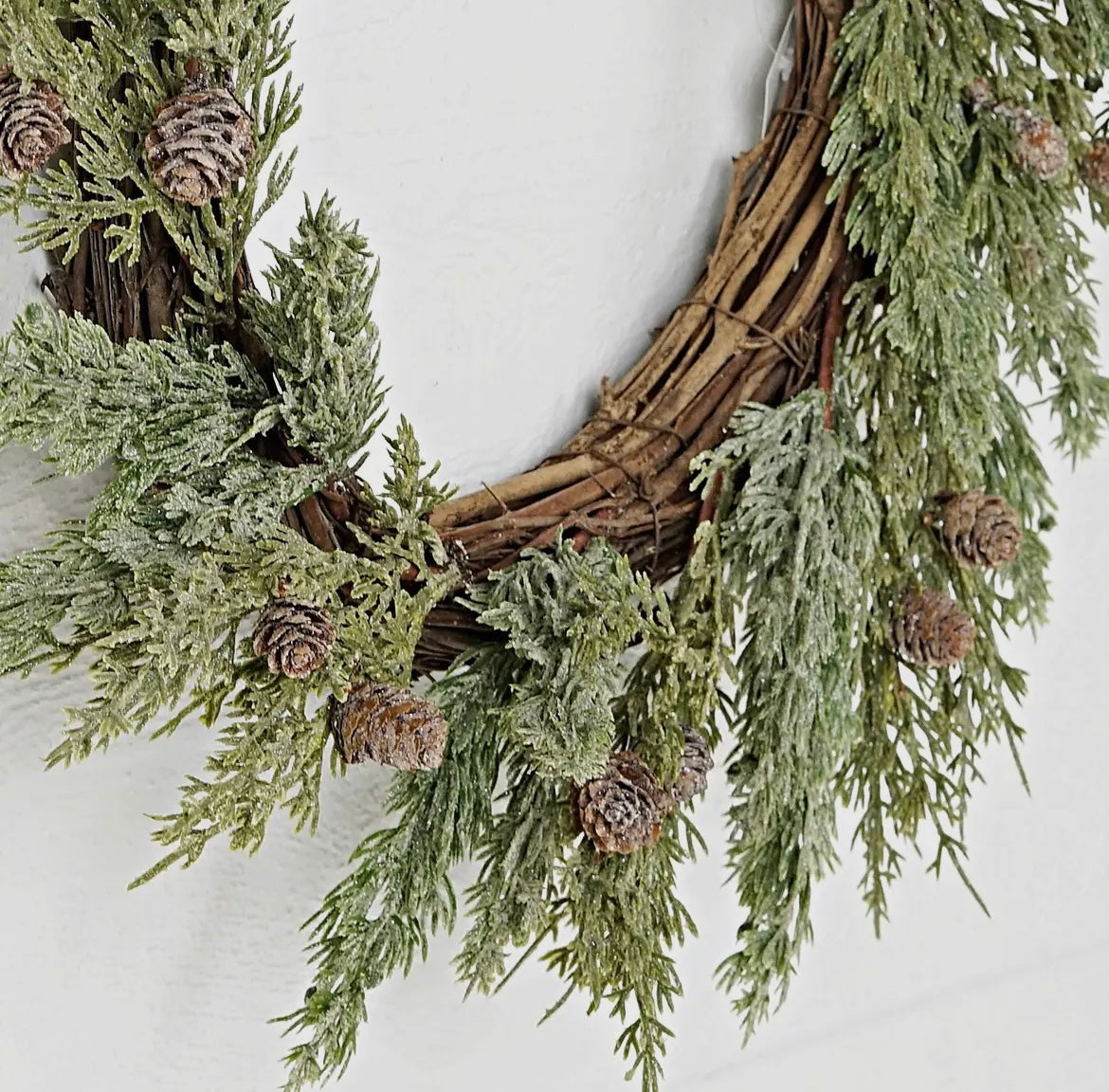 Sunderland Shimmer Pinecone Wreath