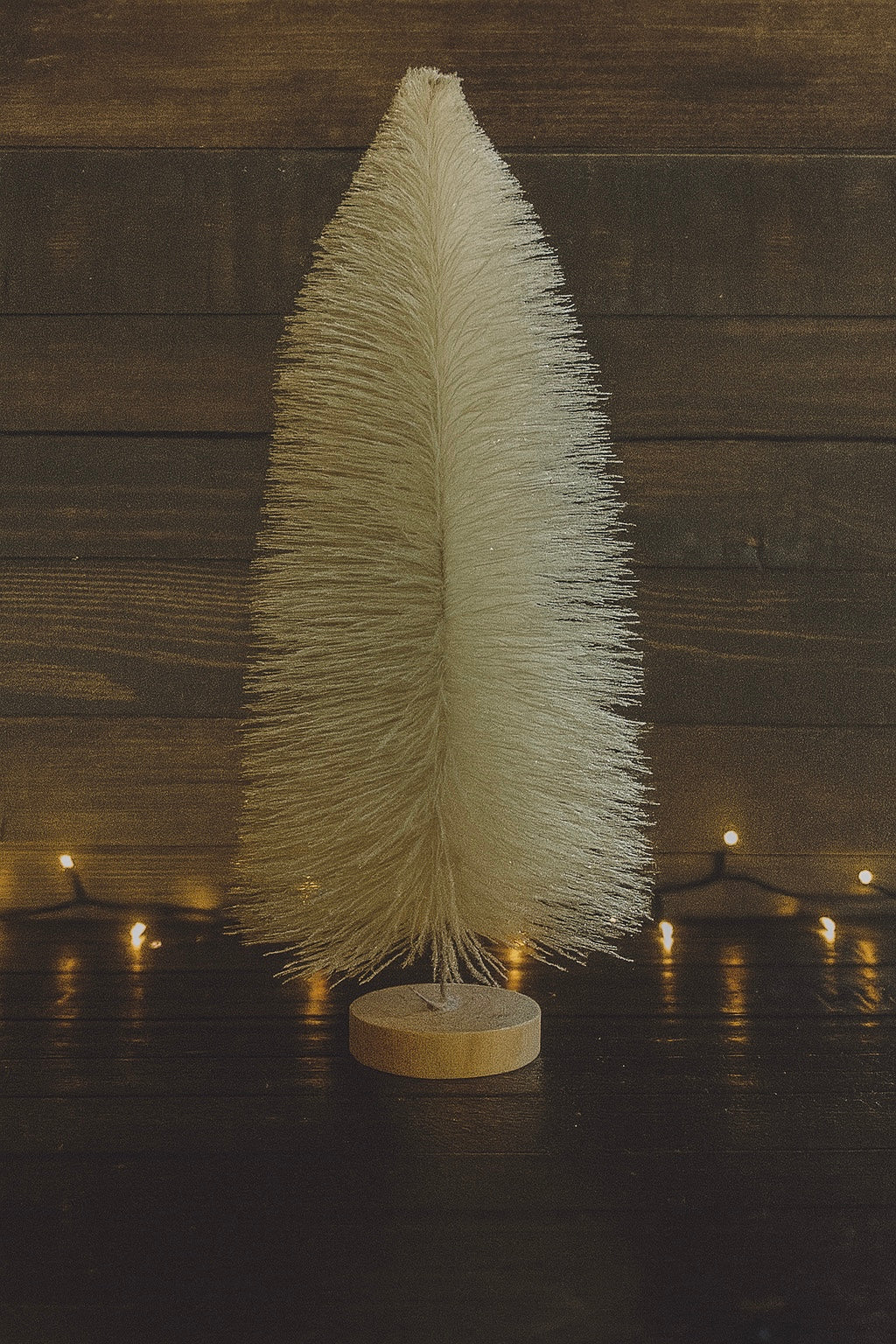 Bottle Brush Cream Tree