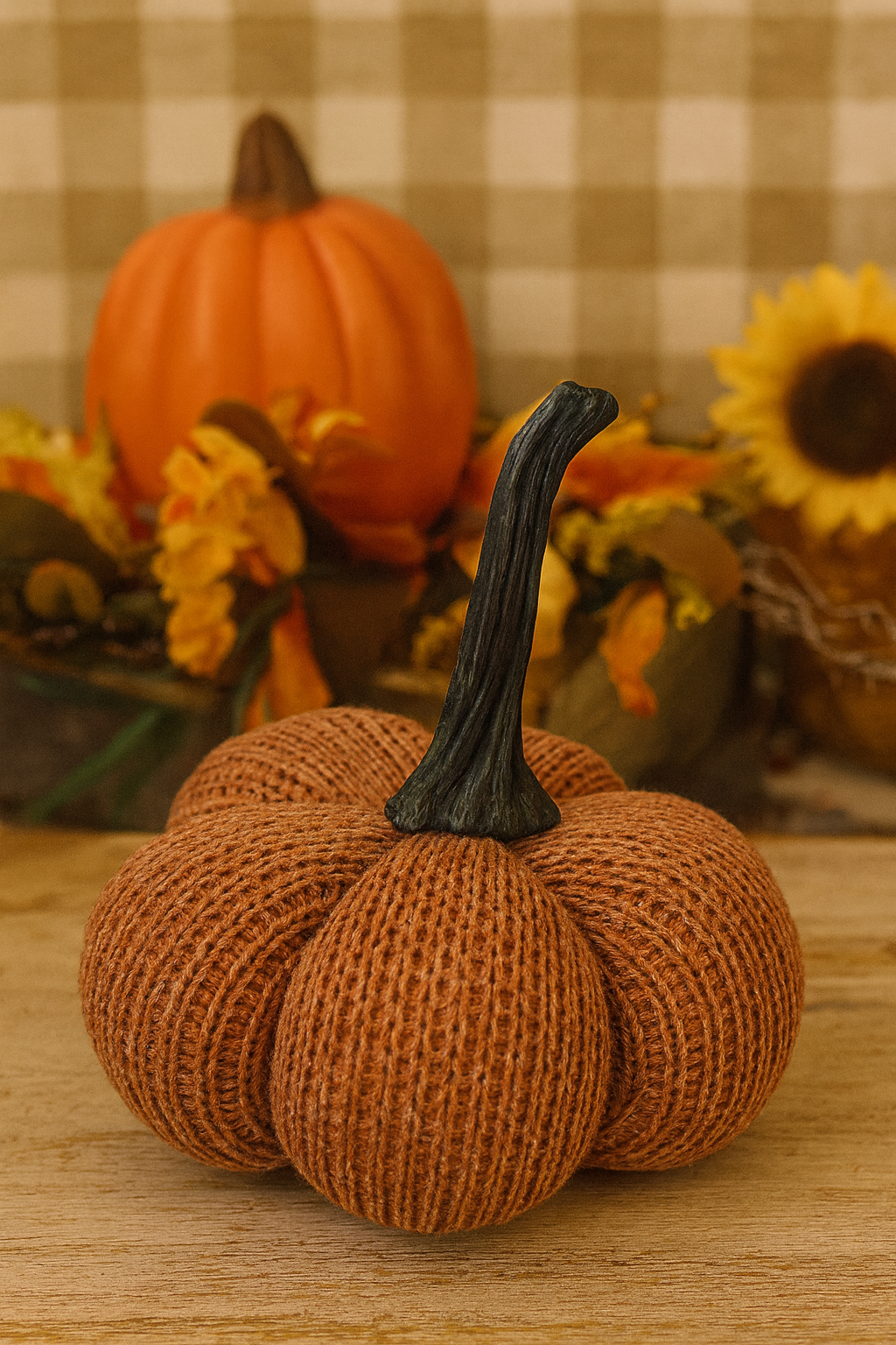Orange Woven Pumpkin