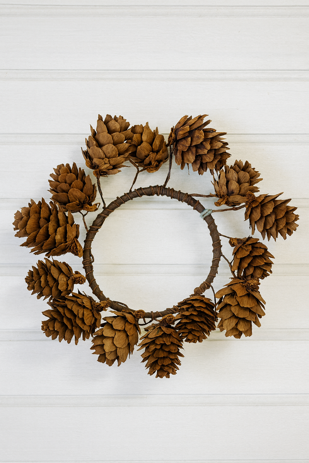 Small Pinecone Candle Ring