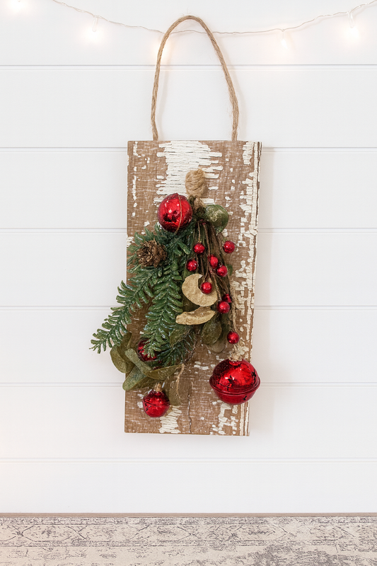 Vintage Red Jingle Bell Hanger