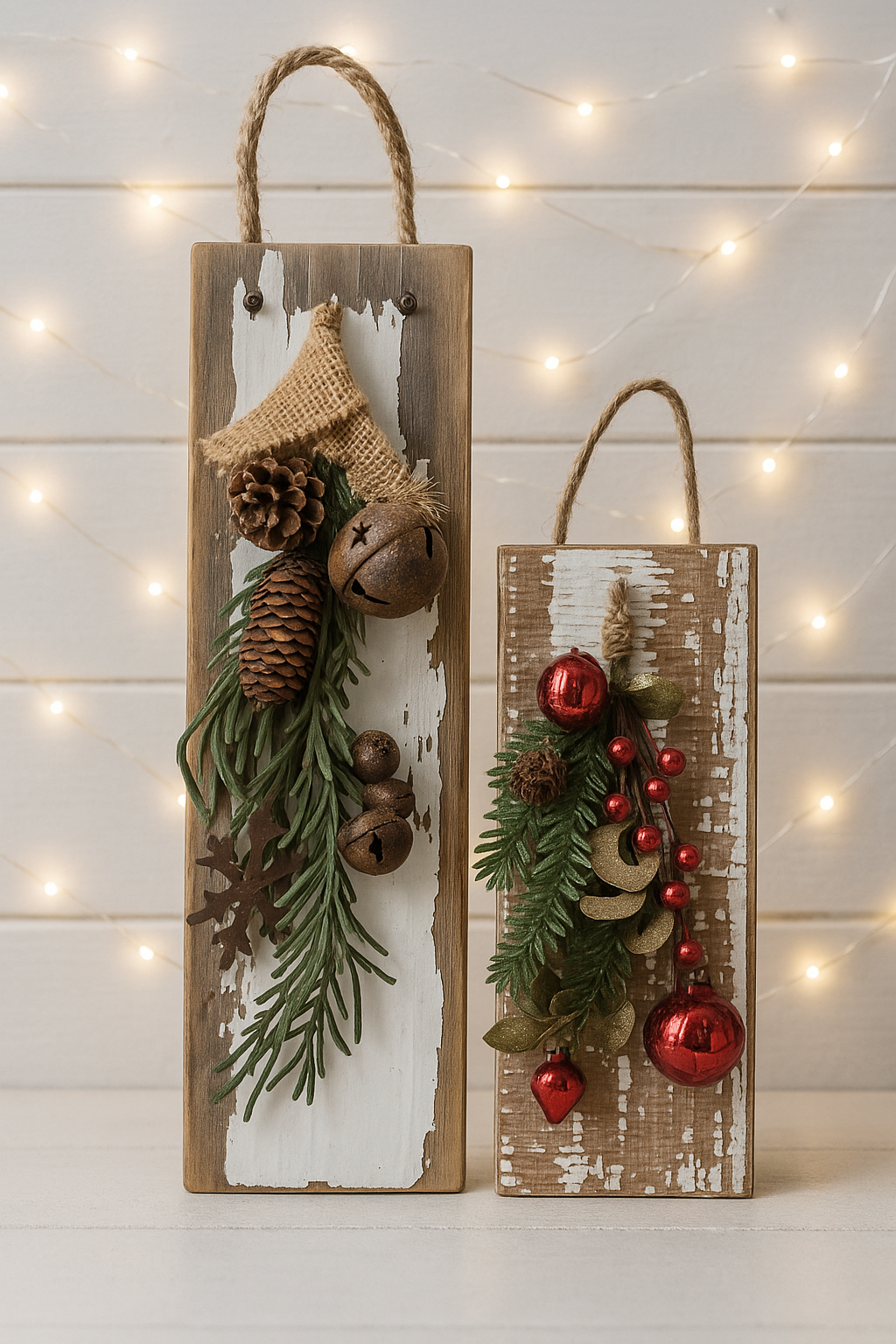 Vintage Red Jingle Bell Hanger
