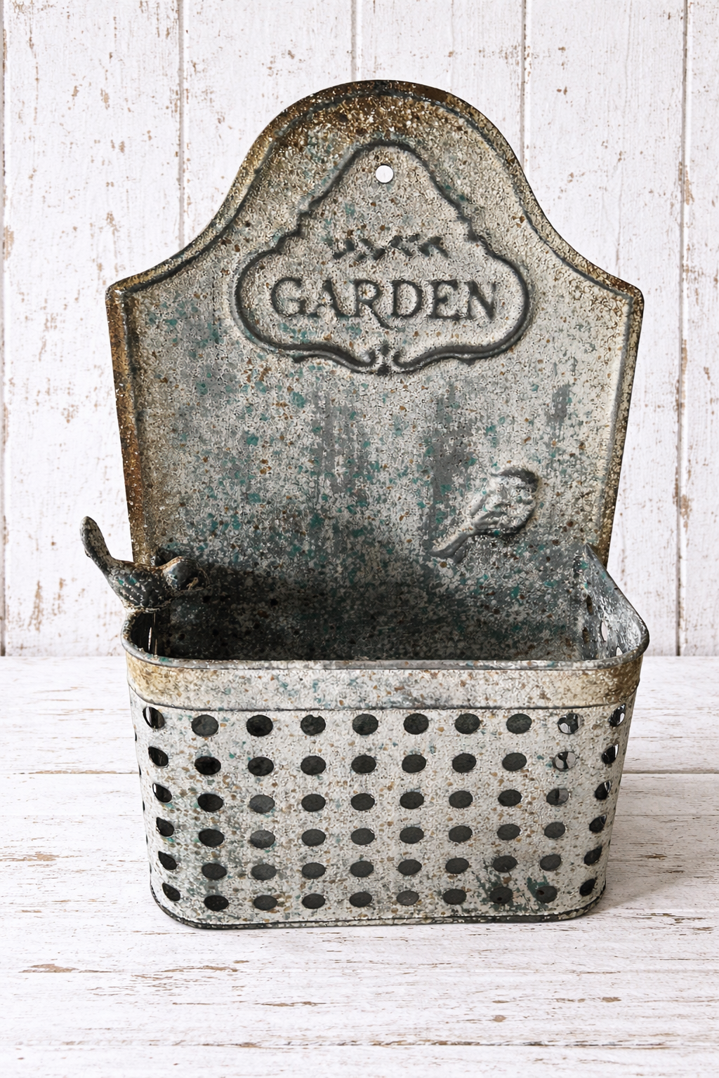 Rustic Bird Garden Wall Planters