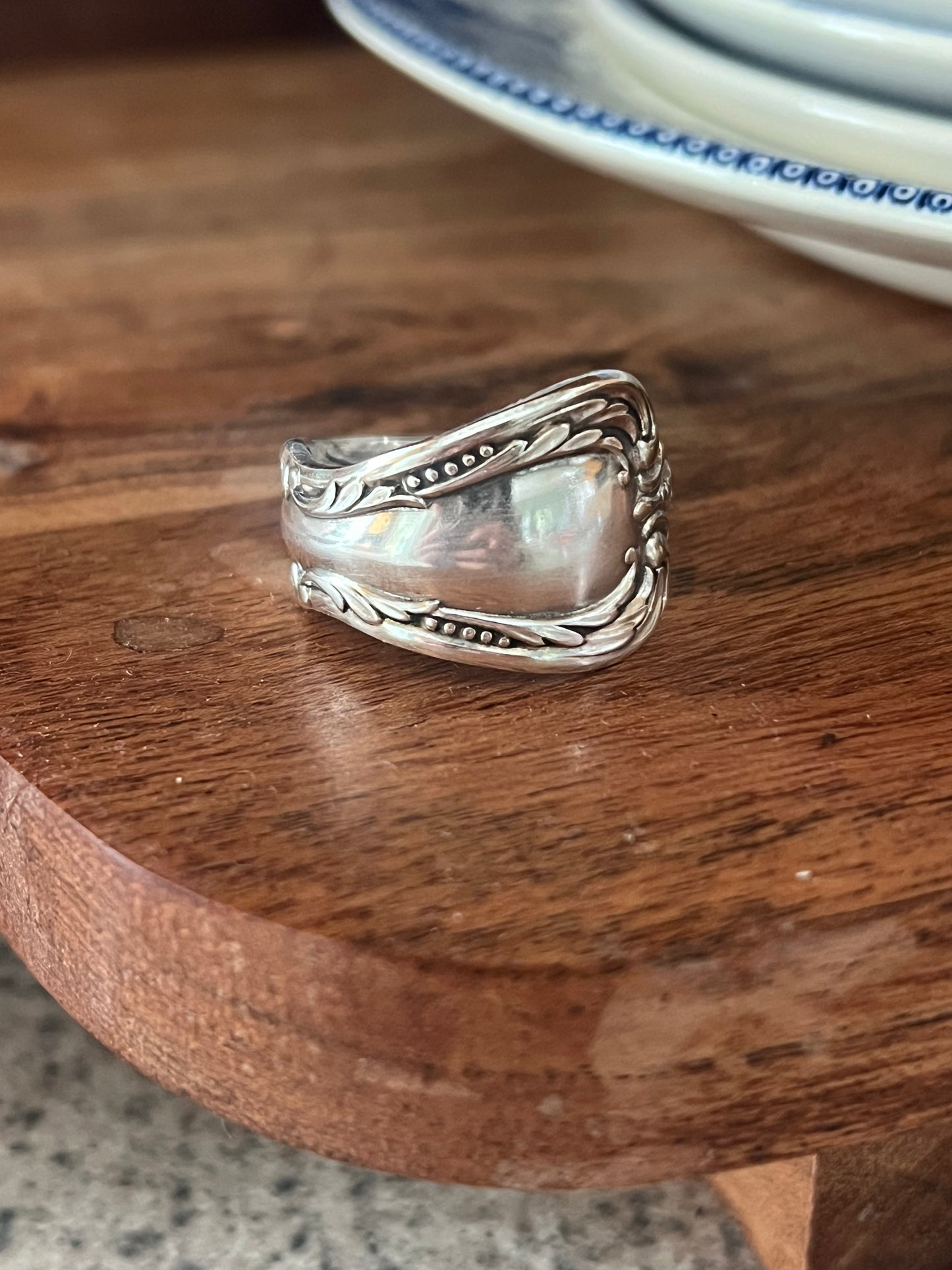 Hazel- Intricate Spoon Ring Size- 10